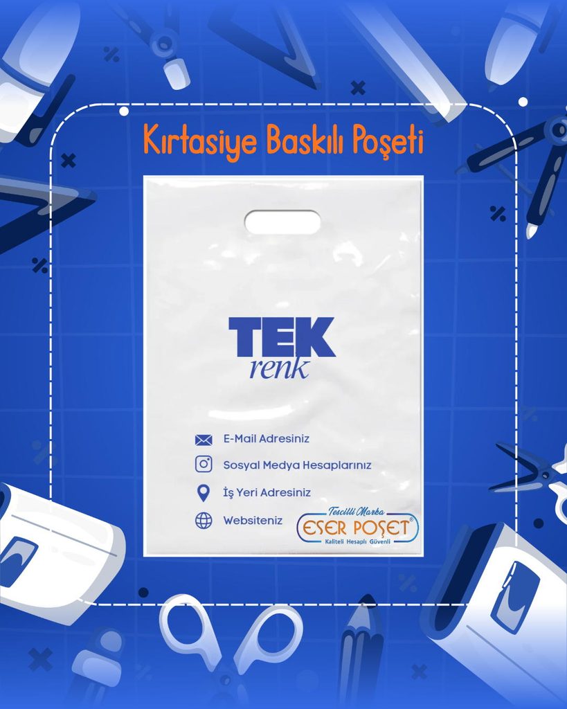 Ağrı Kırtasiye Baskılı Poşeti