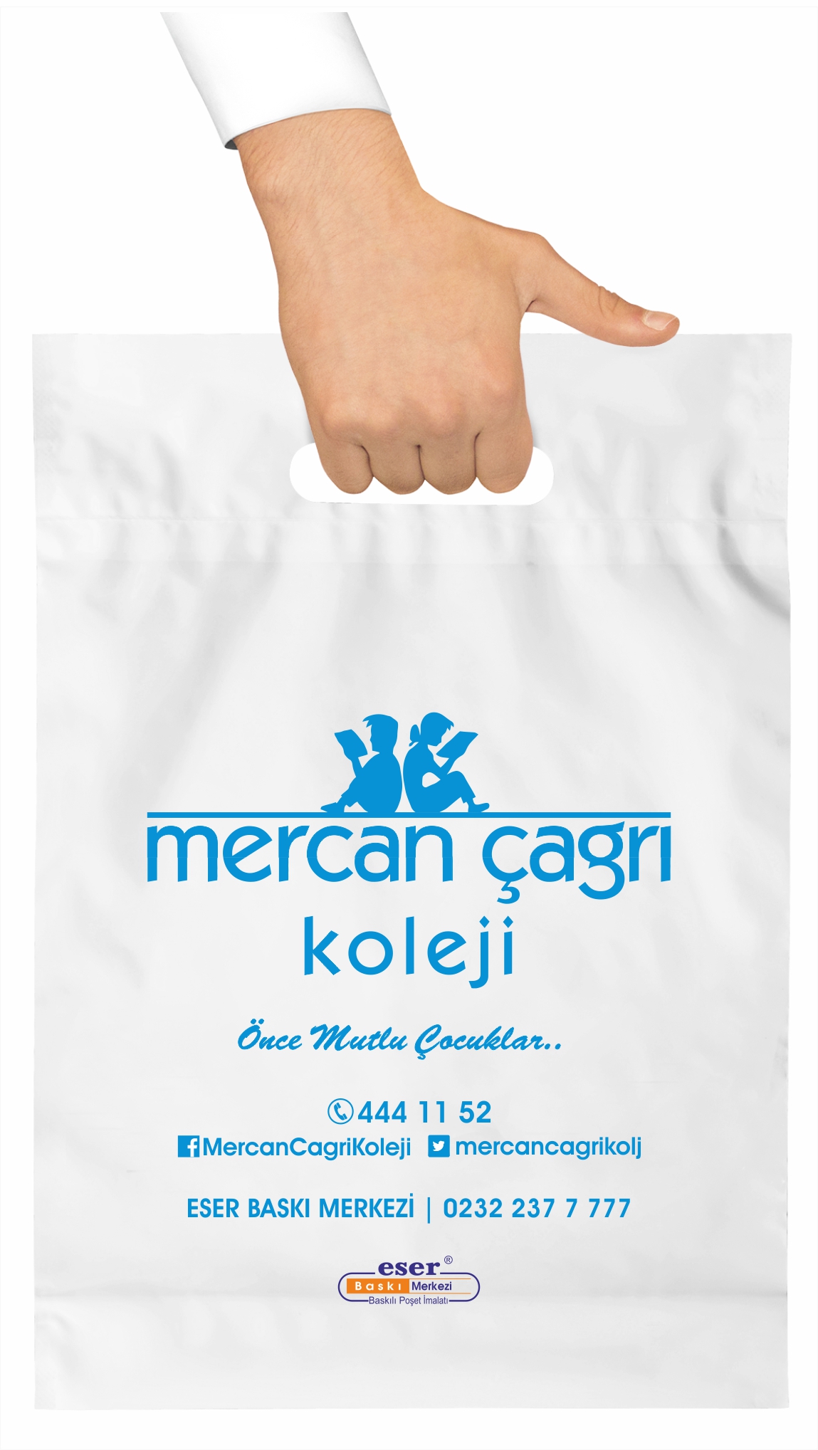 Samsun Baskılı Poşet Mercan Çağrı Koleji Samsun Baskılı Poşet Mercan Çağrı Koleji